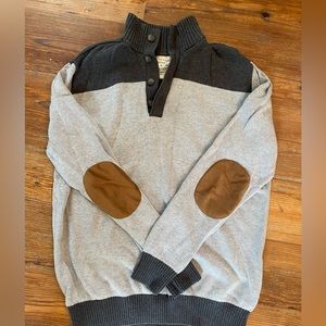 Hope & Henry Pullover Sweater with Elbow Patches - Size L